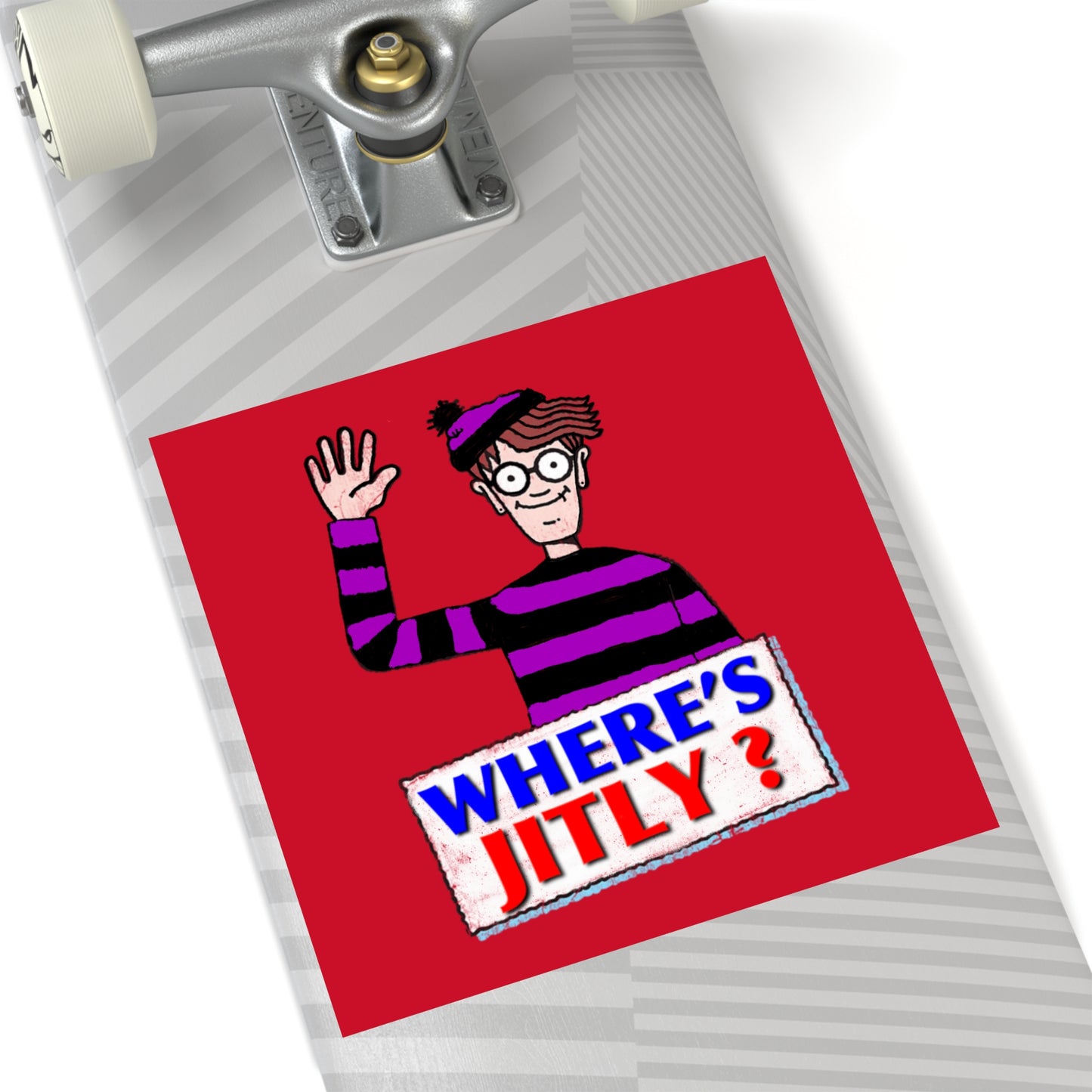 Wheres Jitly sticker