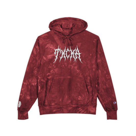 TXCKA x CHAMPION Tie-Dye Embroidered Hoodie