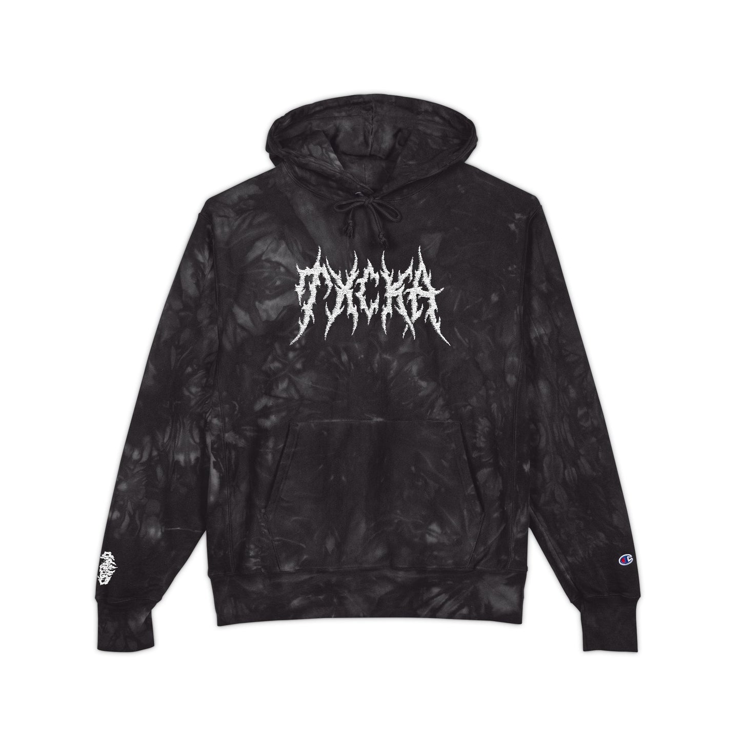 TXCKA x CHAMPION Tie-Dye Embroidered Hoodie