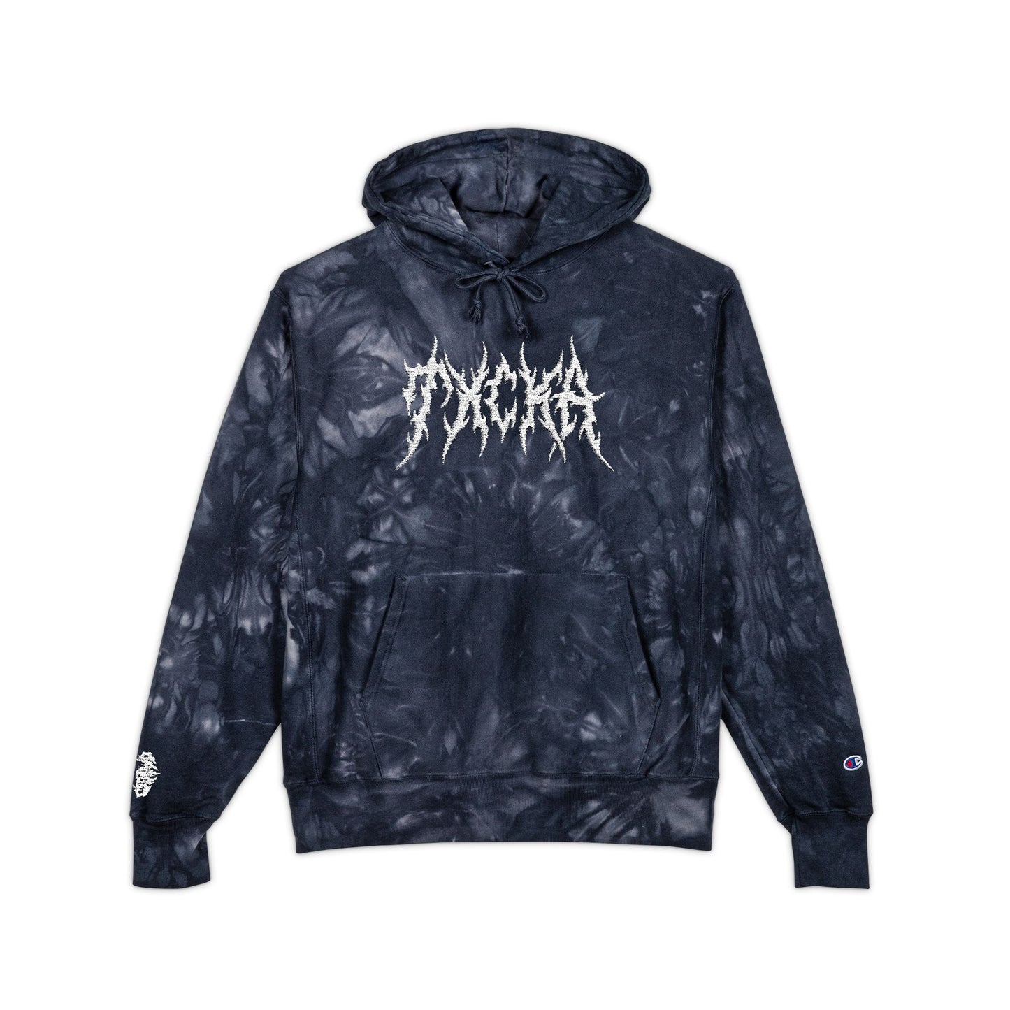 TXCKA x CHAMPION Tie-Dye Embroidered Hoodie