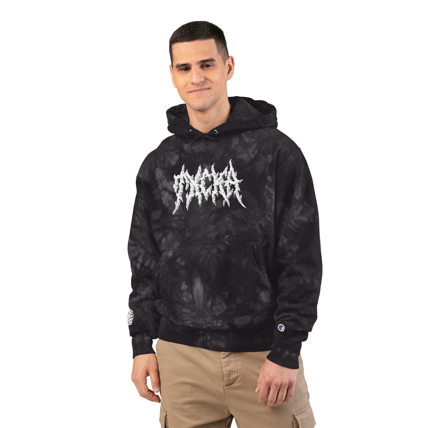 TXCKA x CHAMPION Tie-Dye Embroidered Hoodie