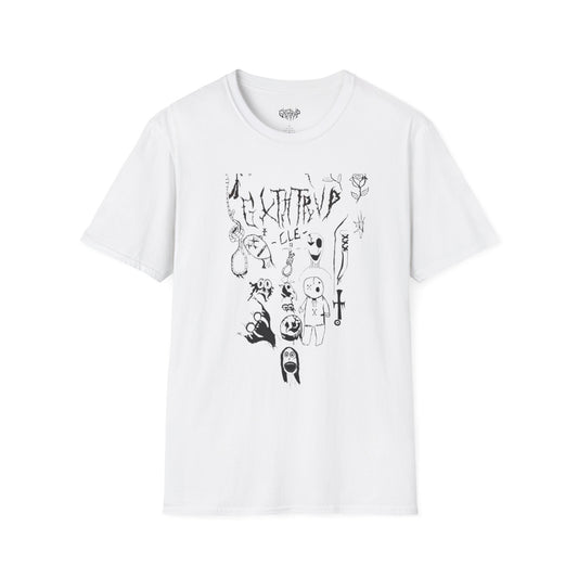 GXTHTRVP CLEVELAND PSYCHE WARD TEE - HAND DRAWN